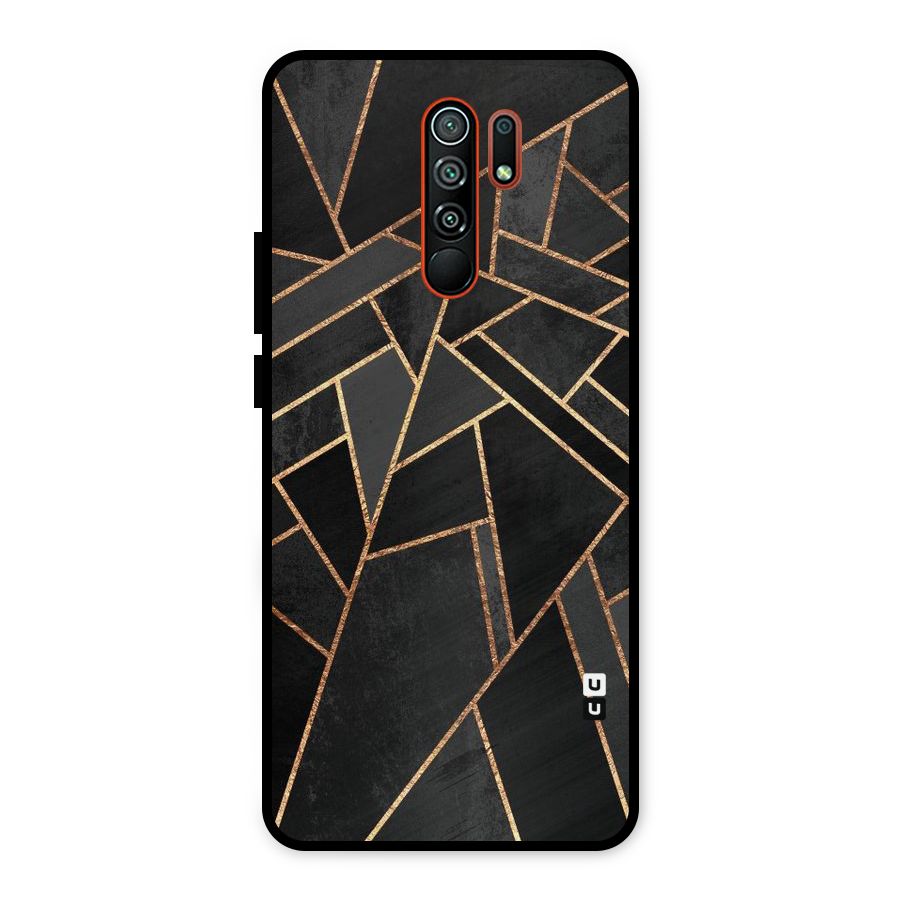 Sharp Tile Metal Back Case for Redmi 9 Prime