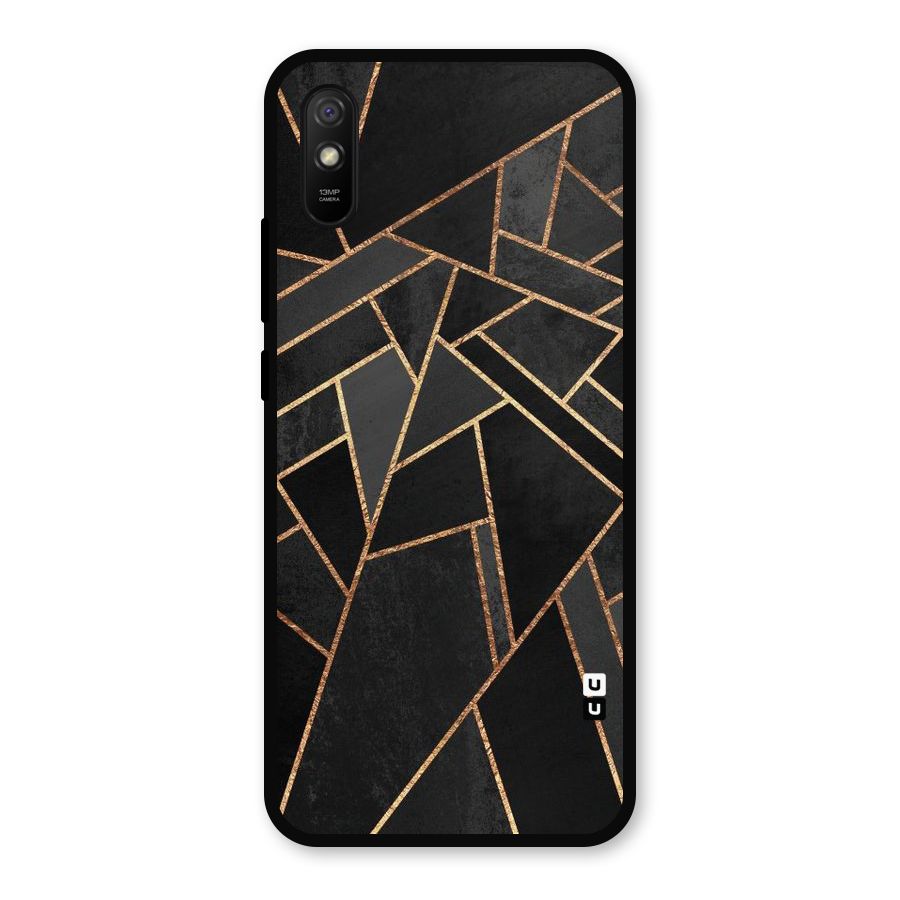 Sharp Tile Metal Back Case for Redmi 9a