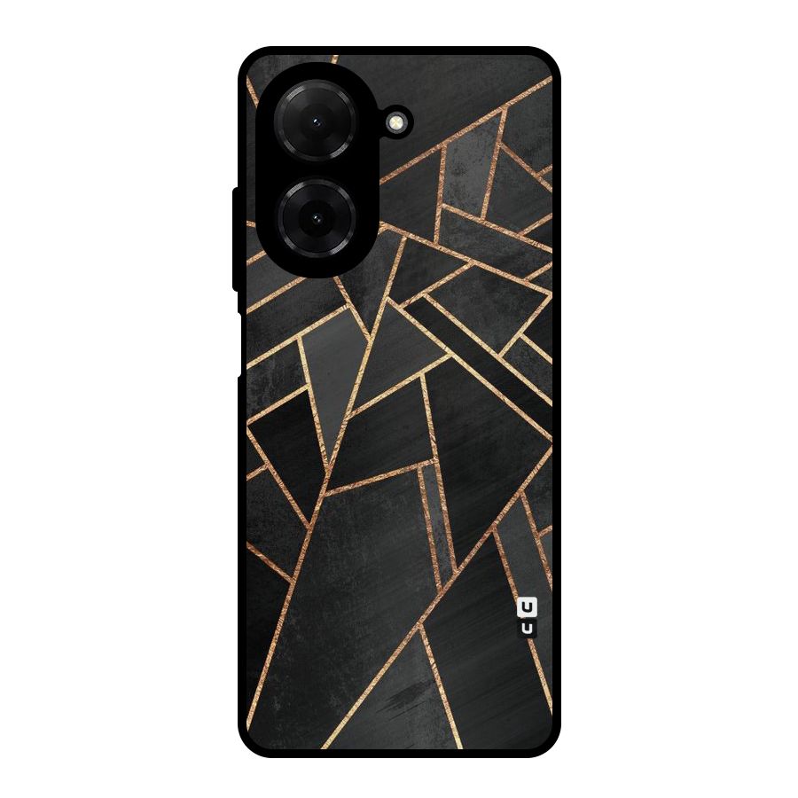 Sharp Tile Metal Back Case for Redmi A5 4G