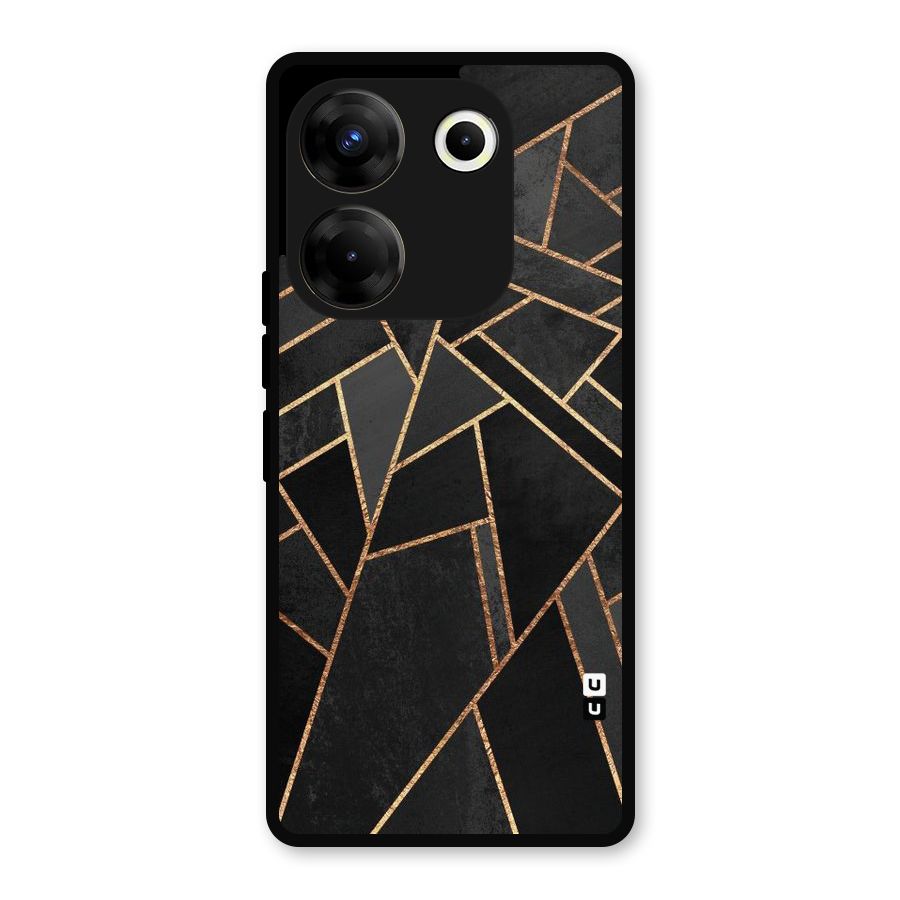 Sharp Tile Metal Back Case for Tecno Camon 20