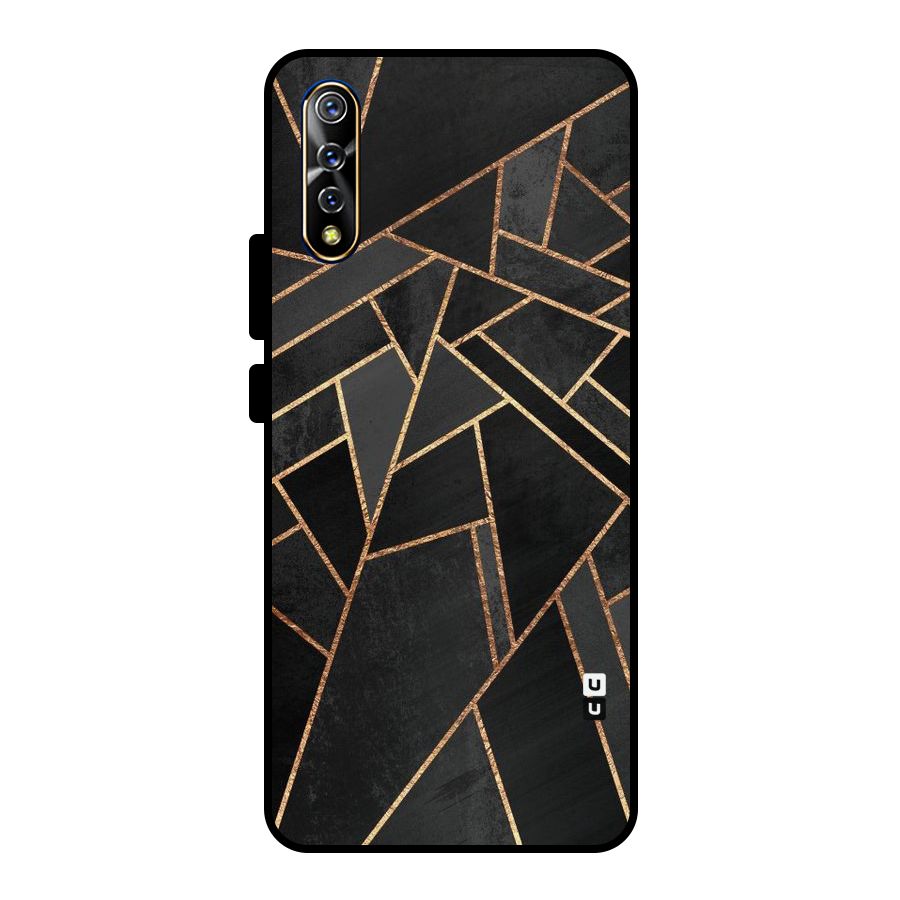 Sharp Tile Metal Back Case for Vivo S1