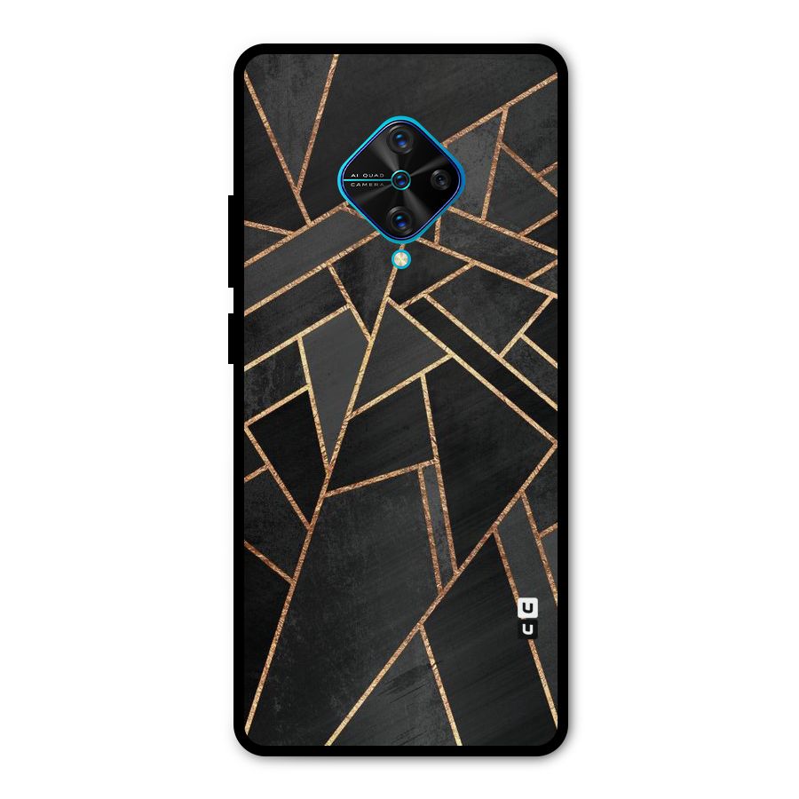 Sharp Tile Metal Back Case for Vivo S1 Pro