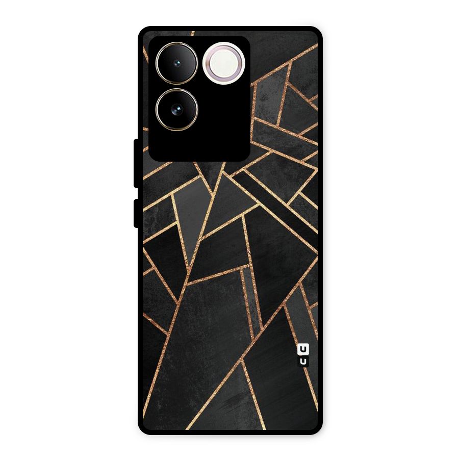 Sharp Tile Metal Back Case for Vivo T2 Pro