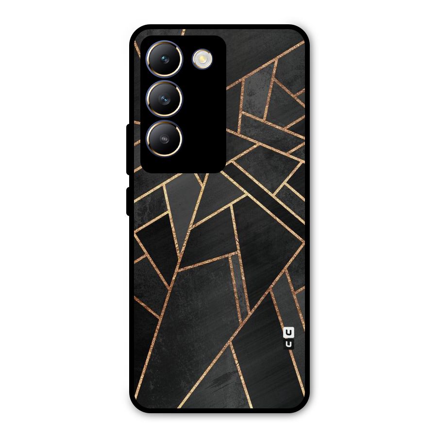 Sharp Tile Metal Back Case for Vivo T3 5G