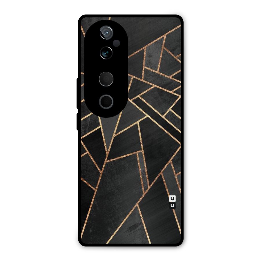 Sharp Tile Metal Back Case for Vivo T3 Ultra