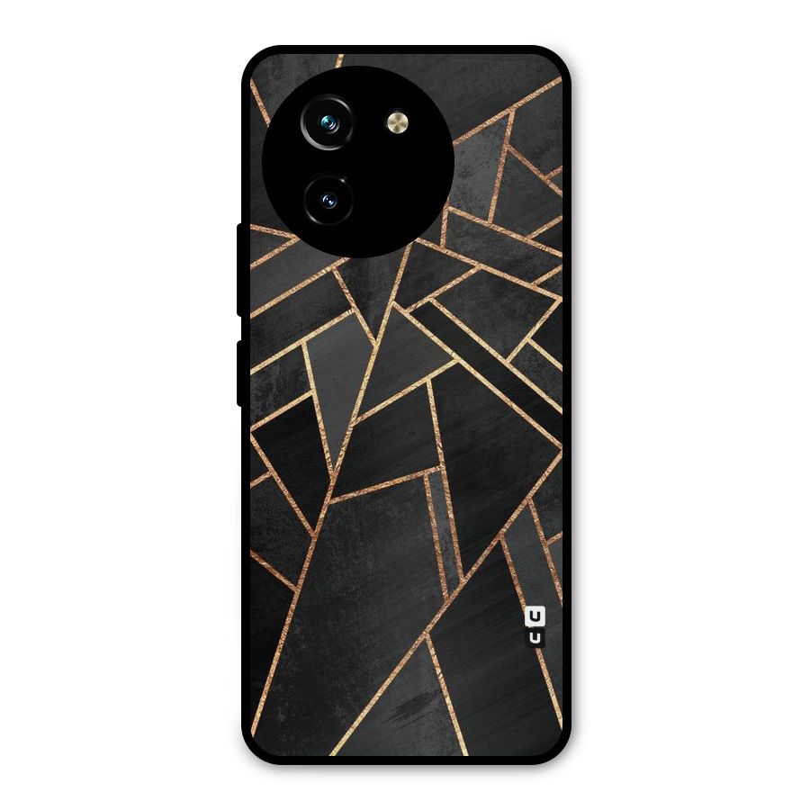 Sharp Tile Metal Back Case for Vivo T3x