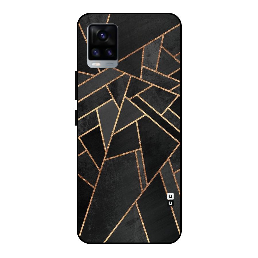 Sharp Tile Metal Back Case for Vivo V20 2021