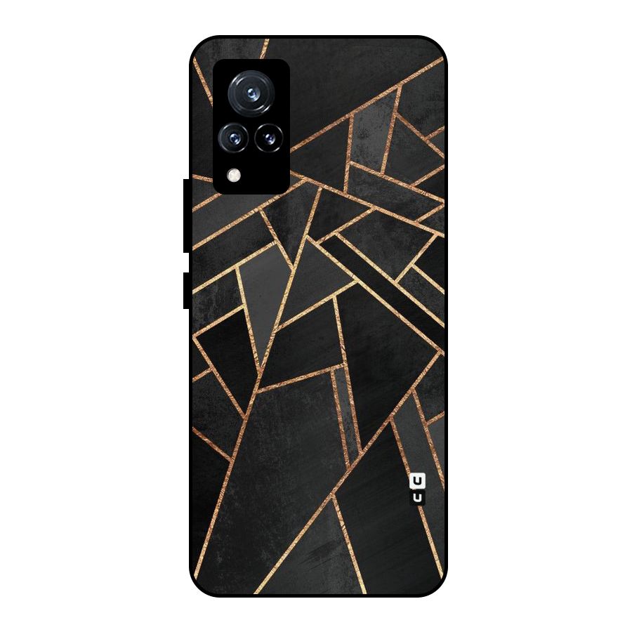 Sharp Tile Metal Back Case for Vivo V21 5G