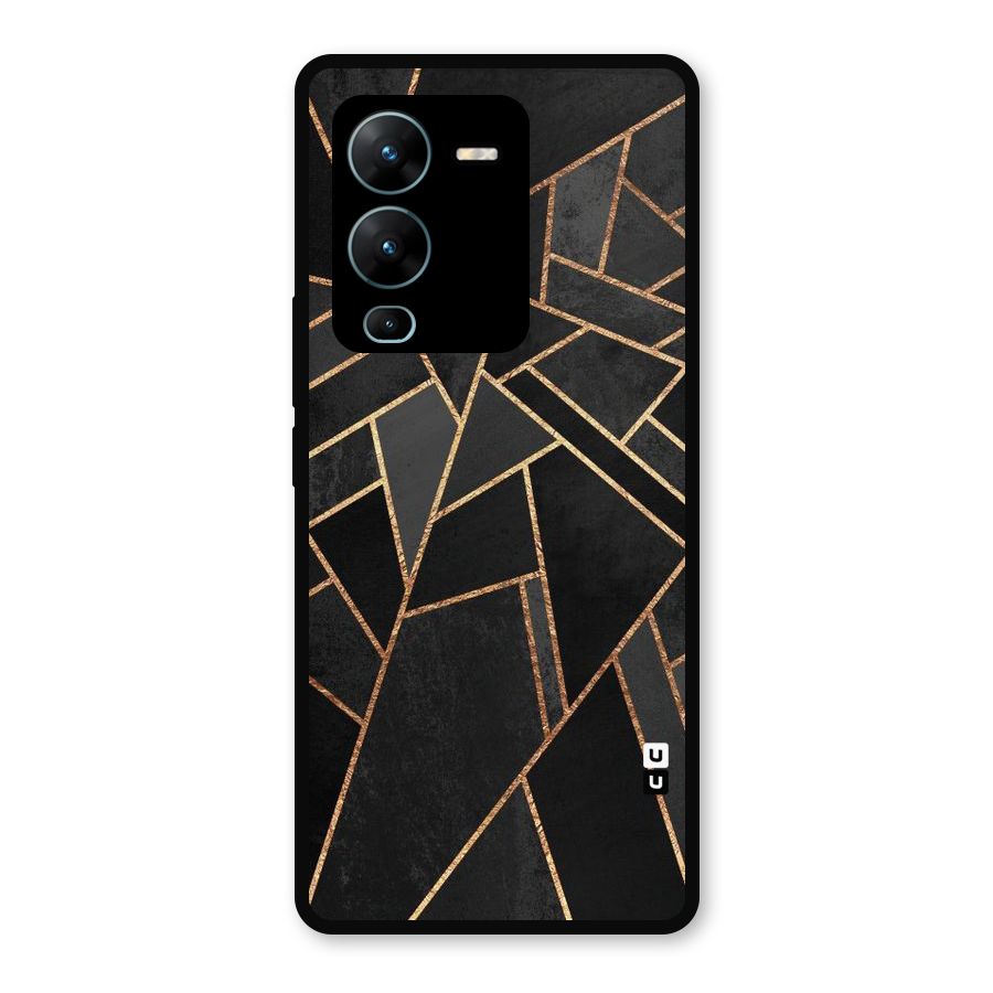 Sharp Tile Metal Back Case for Vivo V25 Pro