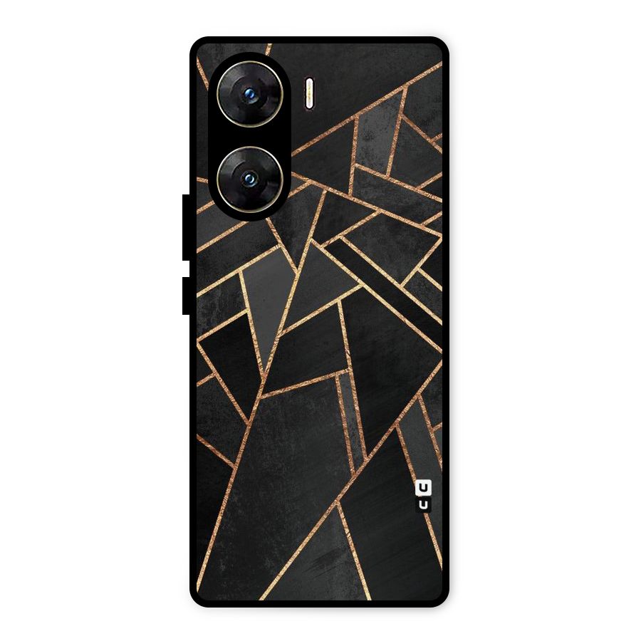 Sharp Tile Metal Back Case for Vivo V29e