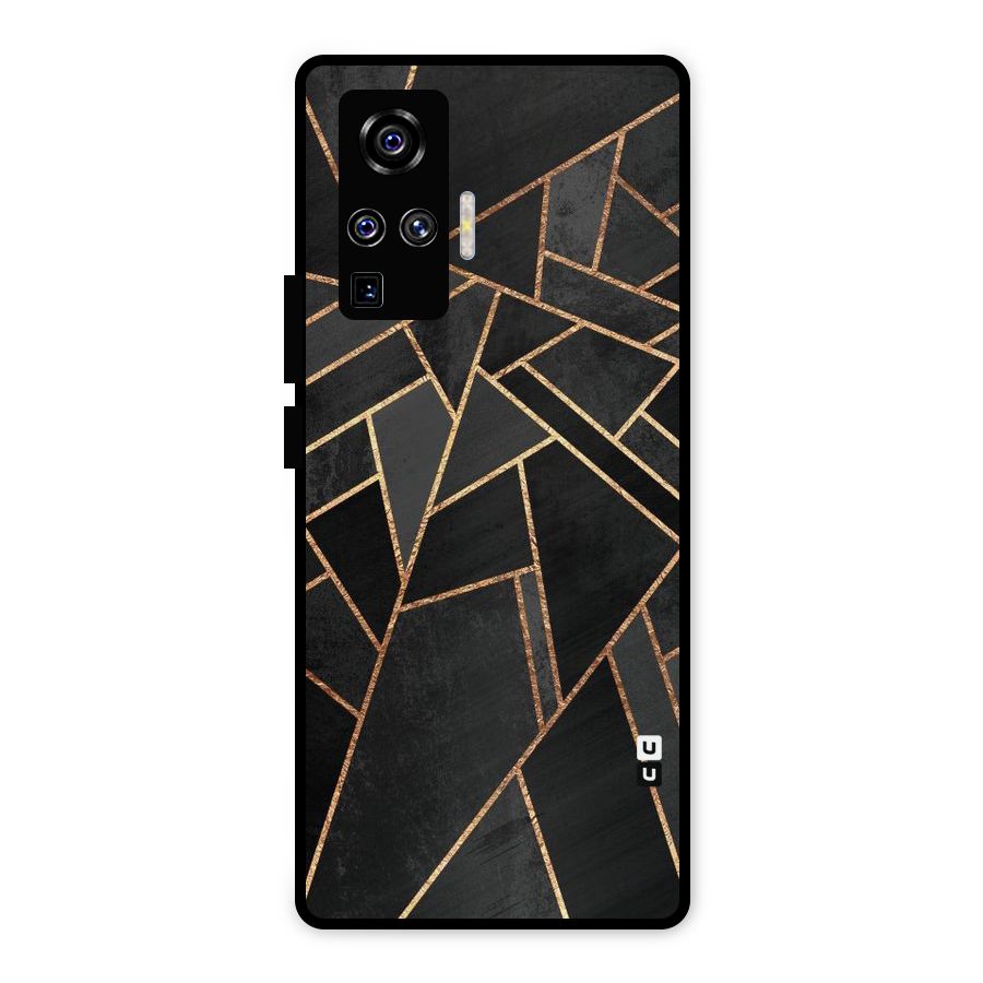 Sharp Tile Metal Back Case for Vivo X50 Pro