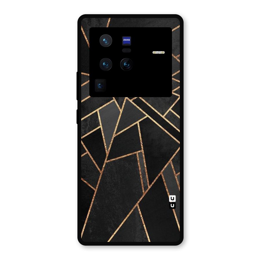 Sharp Tile Metal Back Case for Vivo X80 Pro