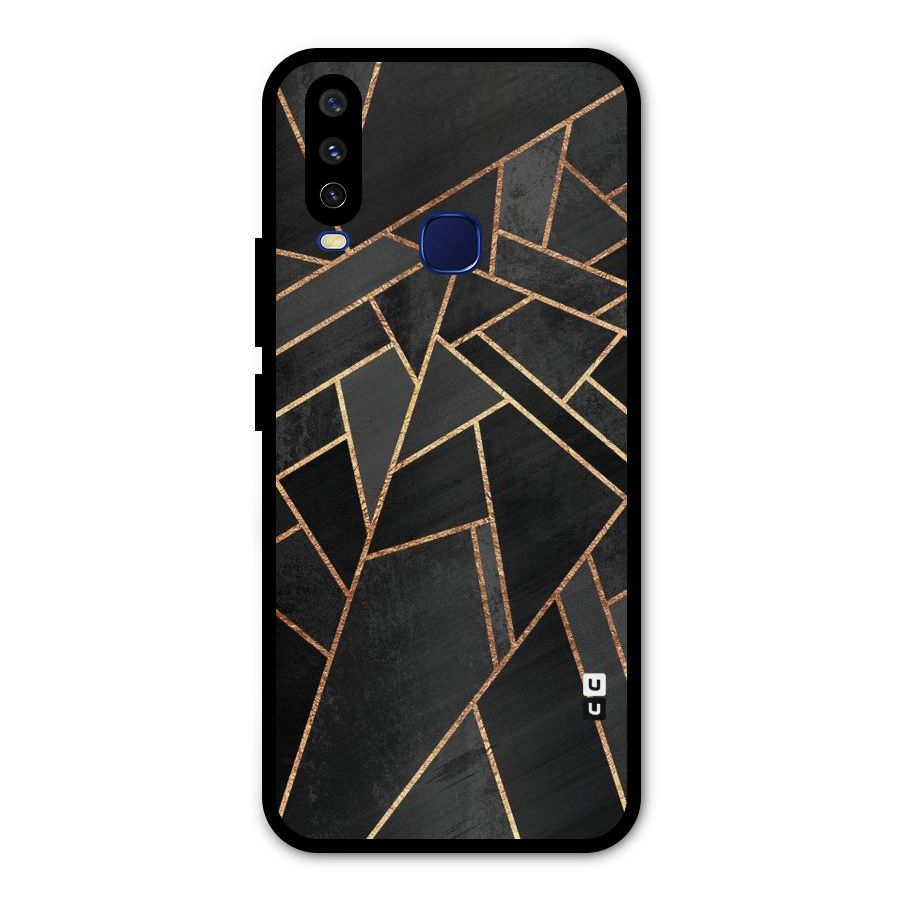 Sharp Tile Metal Back Case for Vivo Y12