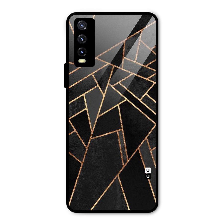 Sharp Tile Metal Back Case for Vivo Y20g