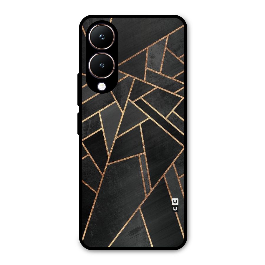 Sharp Tile Metal Back Case for Vivo Y28