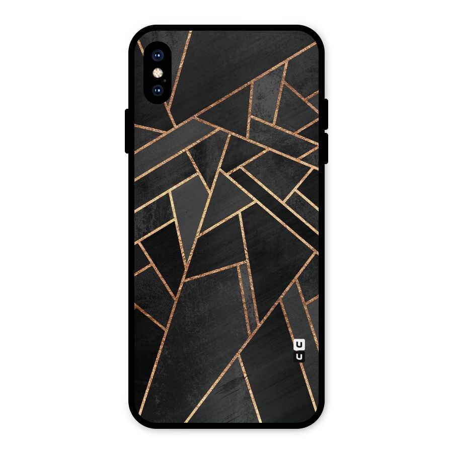 Sharp Tile Metal Back Case for iPhone XS Max