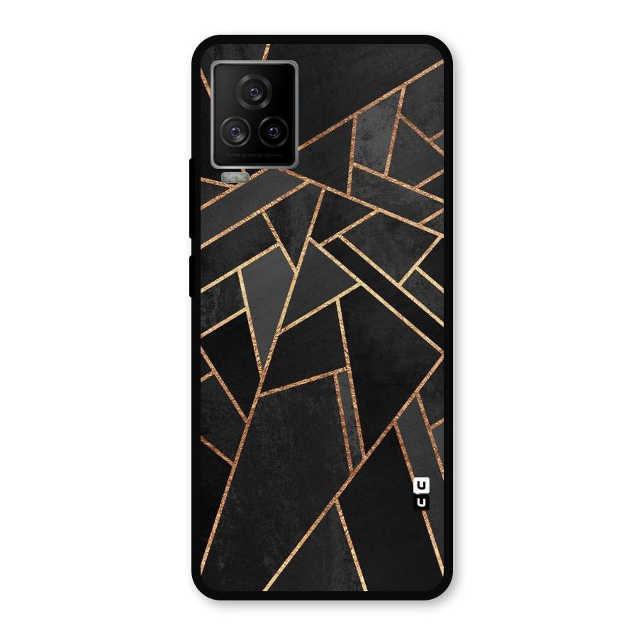 Sharp Tile Metal Back Case for iQOO 7 Legend 5G