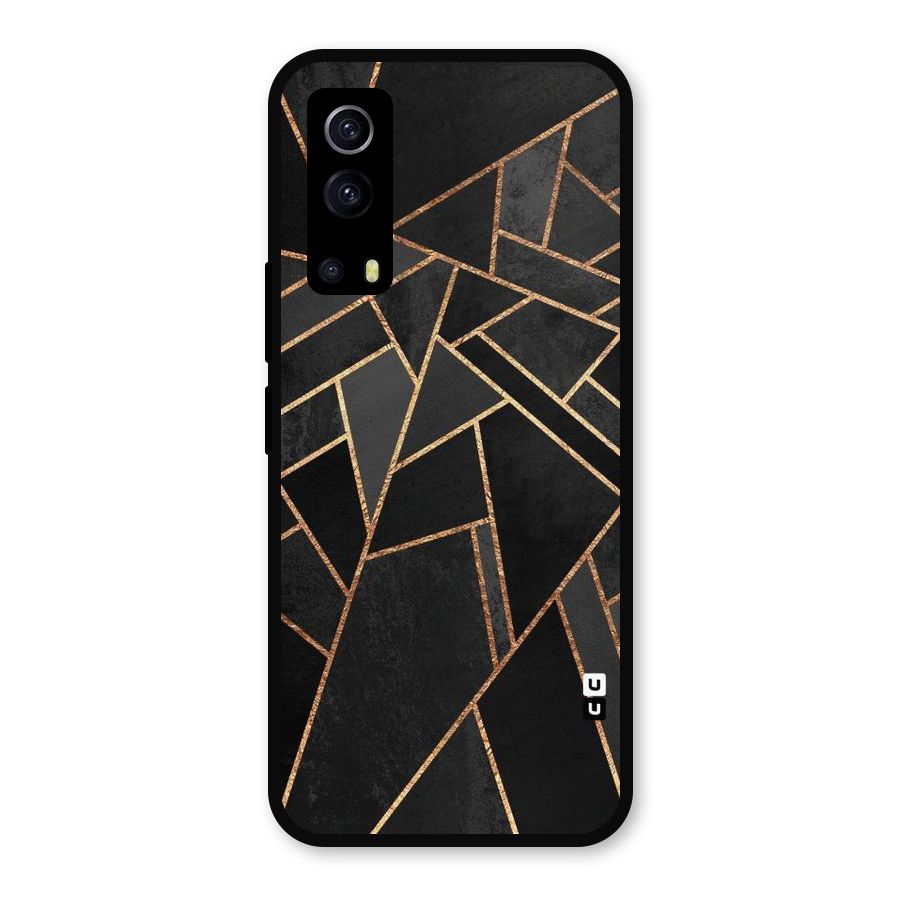 Sharp Tile Metal Back Case for iQOO Z3