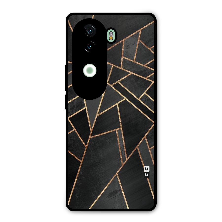 Sharp Tile Metal Back Case for iQOO Z9s