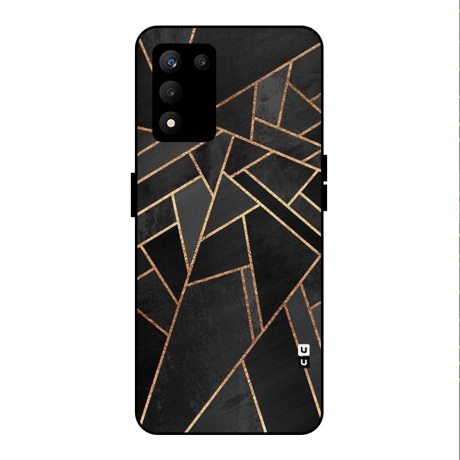 Sharp Tile Metal Back Case for realme 9 5G SE