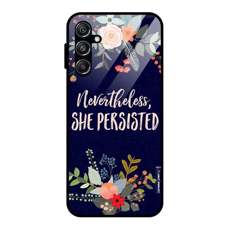 She Persisted Glass Back Case for Galaxy M34 5G