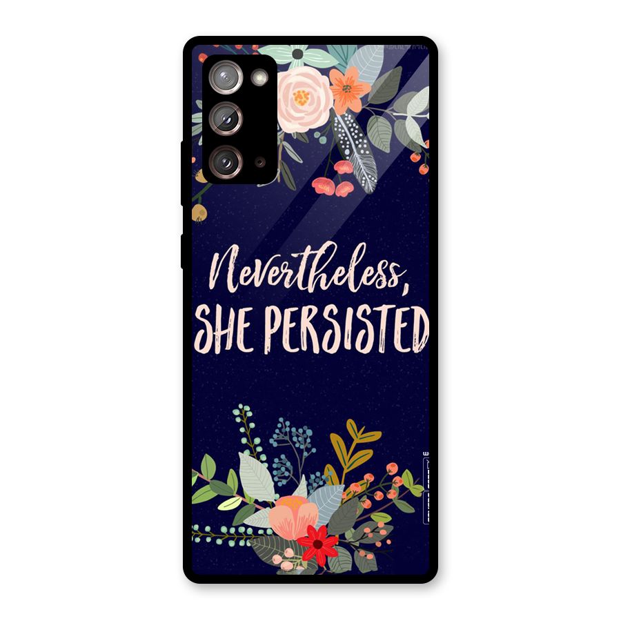 She Persisted Glass Back Case for Galaxy Note 20