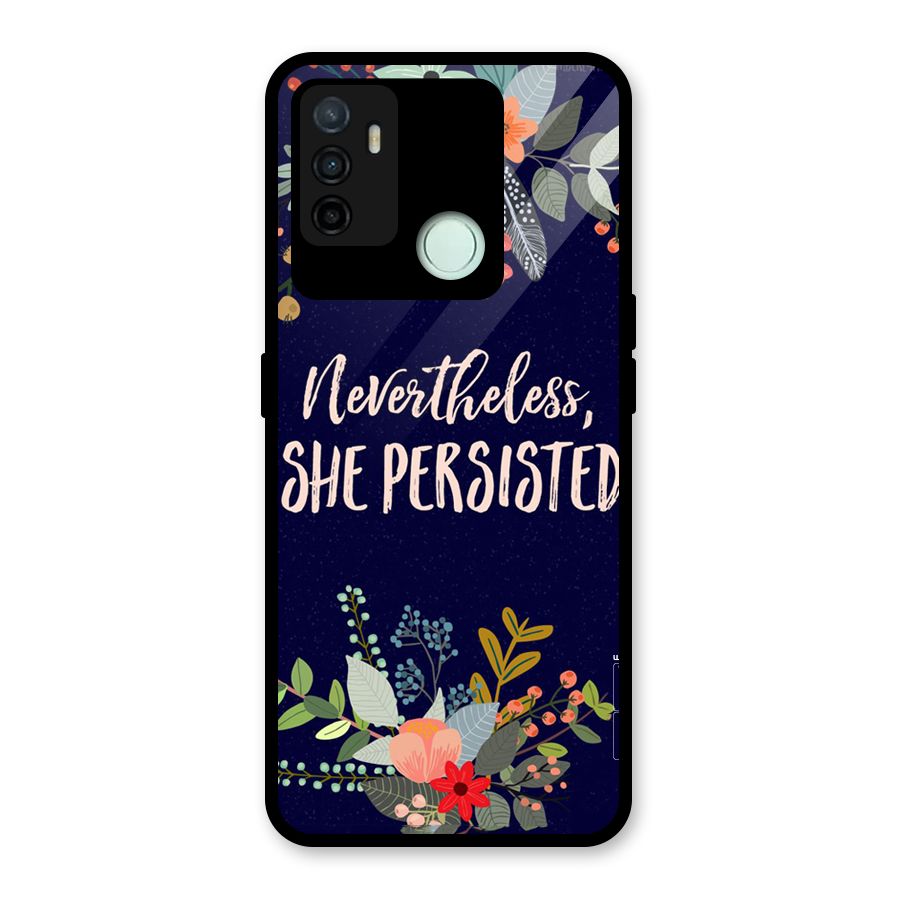 She Persisted Glass Back Case for Oppo A53