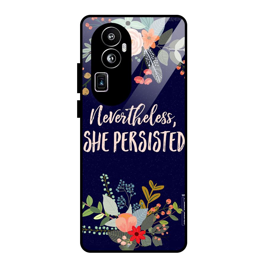 She Persisted Glass Back Case for Oppo Reno10 Pro Plus