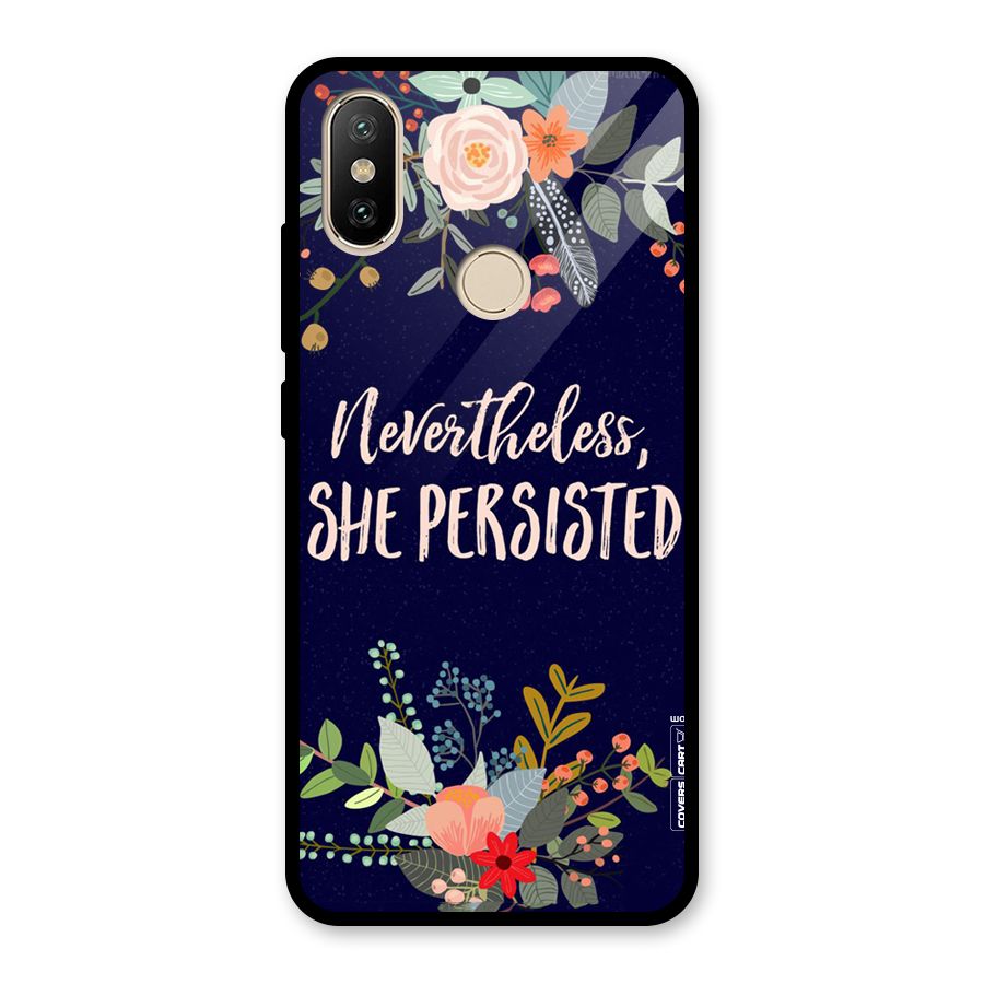 She Persisted Glass Back Case for Redmi A2