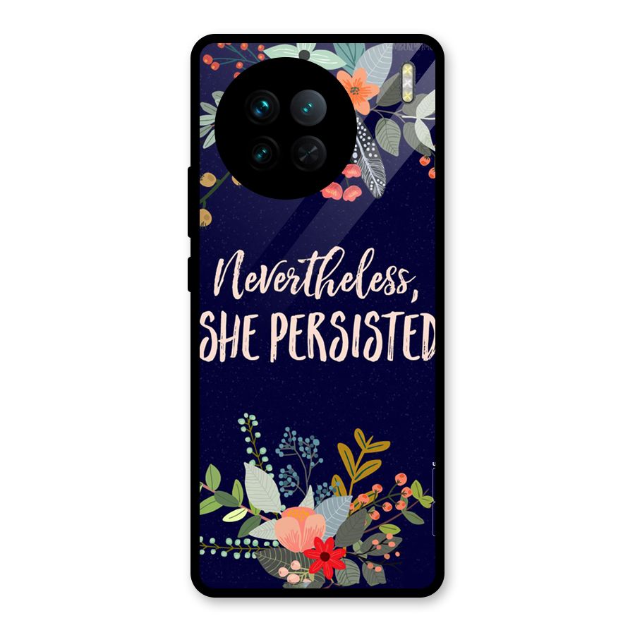 She Persisted Glass Back Case for Vivo X90