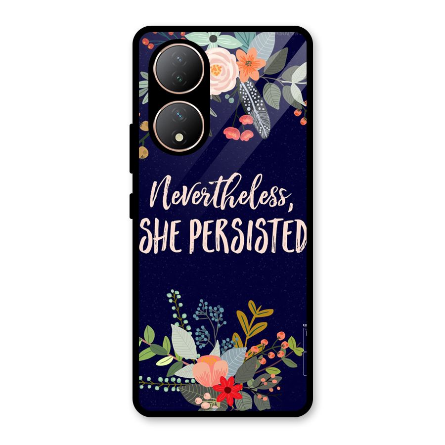 She Persisted Glass Back Case for Vivo Y100A
