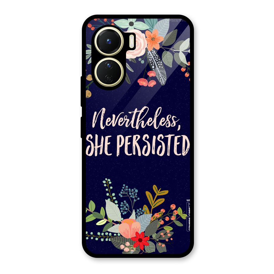 She Persisted Glass Back Case for Vivo Y16