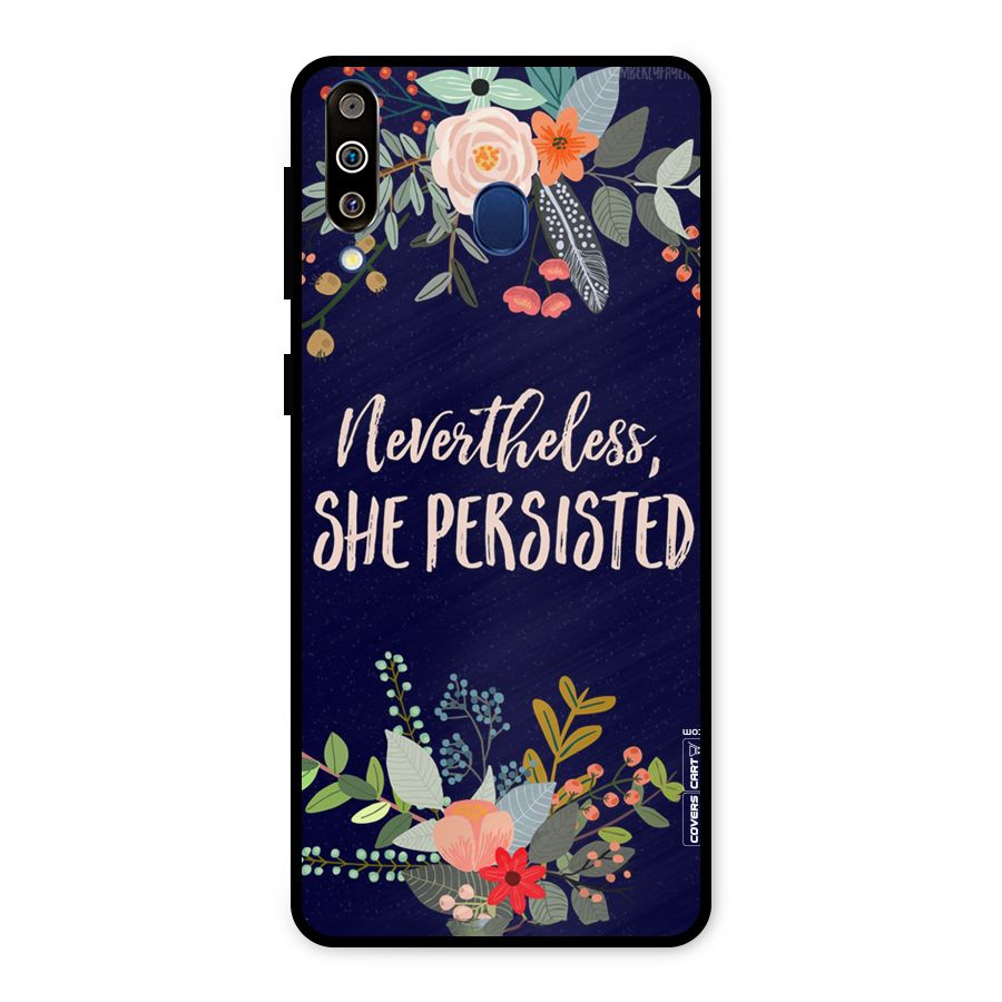 She Persisted Metal Back Case for Galaxy M30