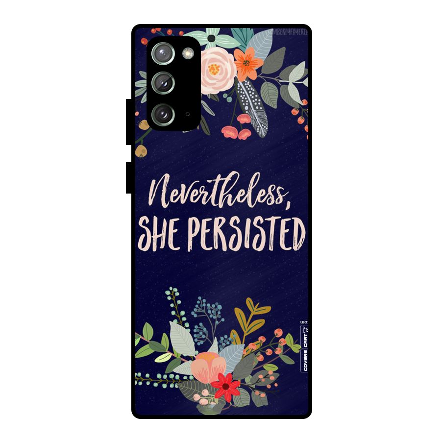 She Persisted Metal Back Case for Galaxy Note 20