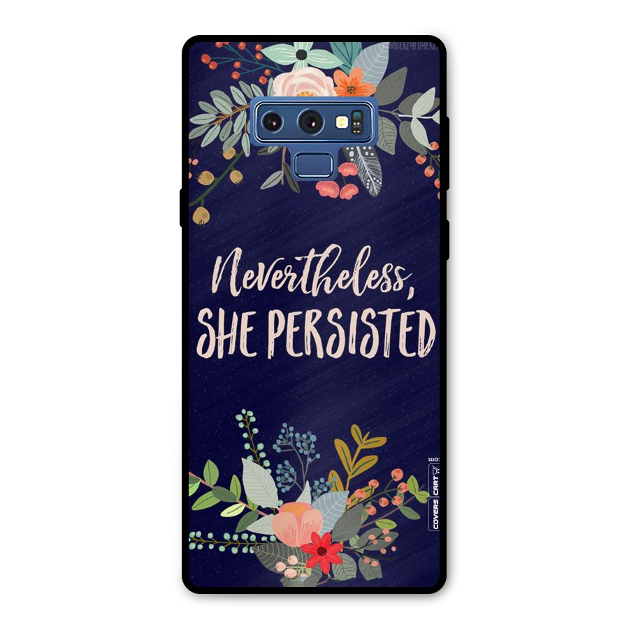 She Persisted Metal Back Case for Galaxy Note 9
