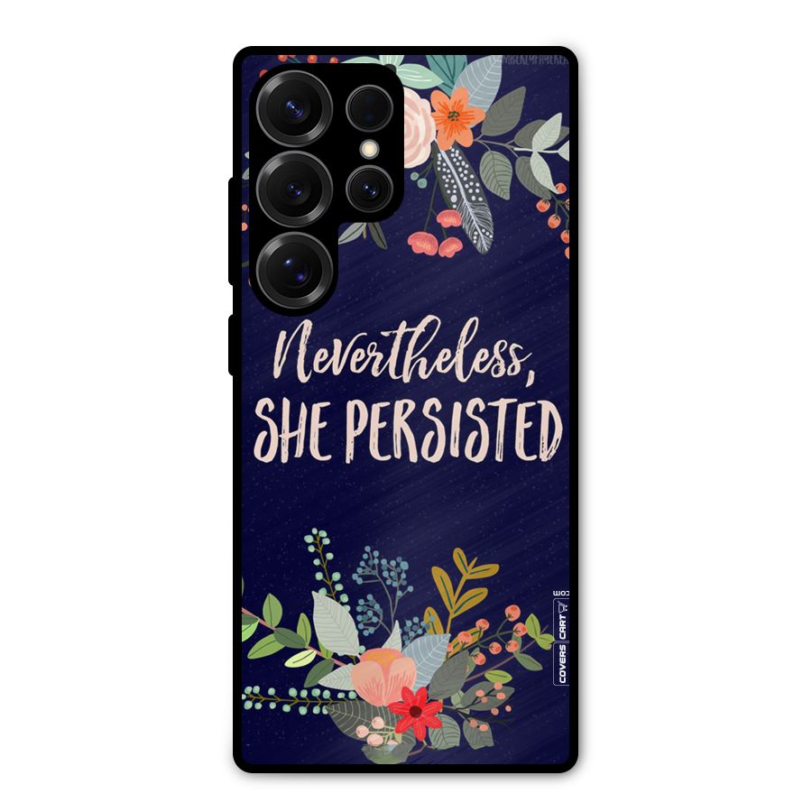 She Persisted Metal Back Case for Galaxy S25 Ultra