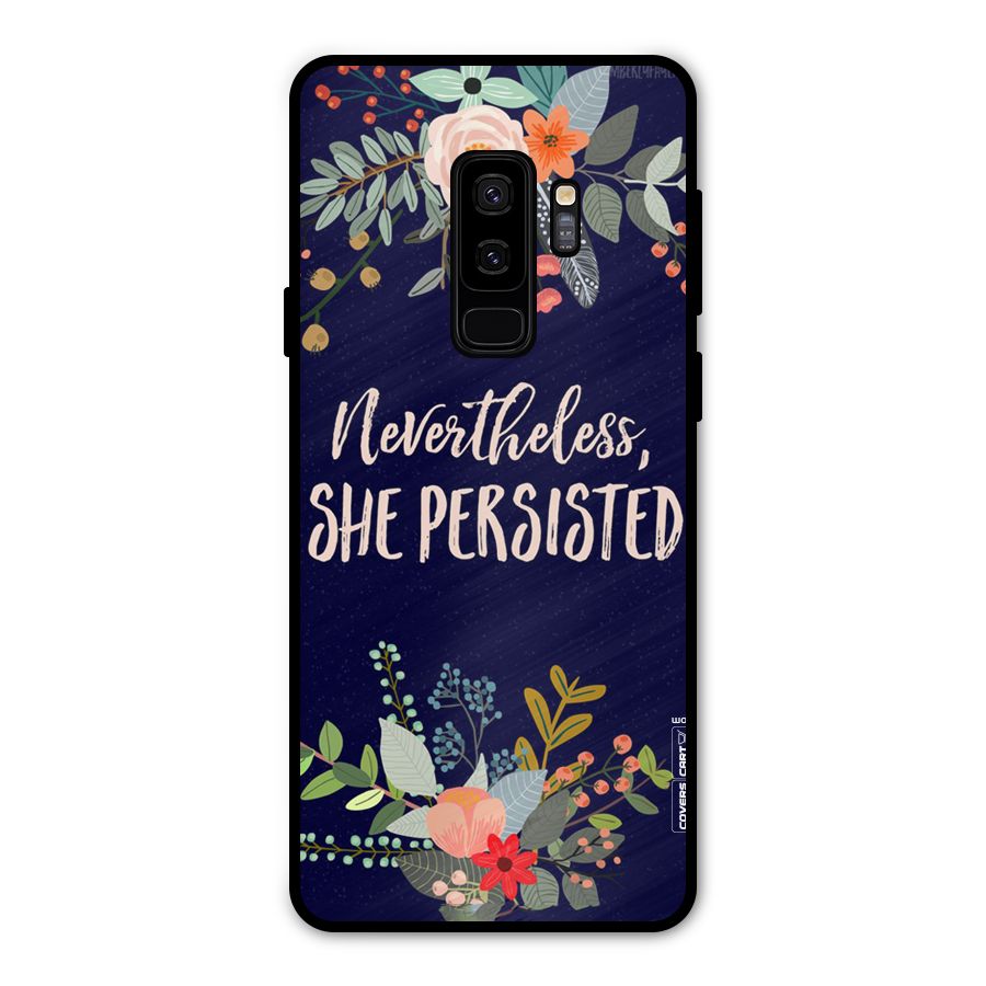 She Persisted Metal Back Case for Galaxy S9 Plus