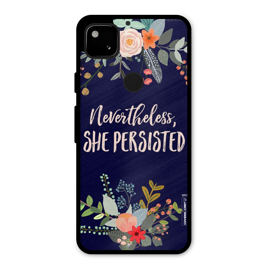 She Persisted Metal Back Case for Google Pixel 4a