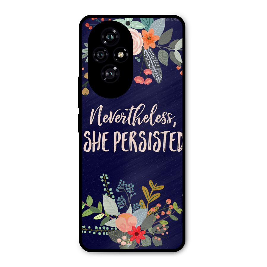 She Persisted Metal Back Case for Honor 200