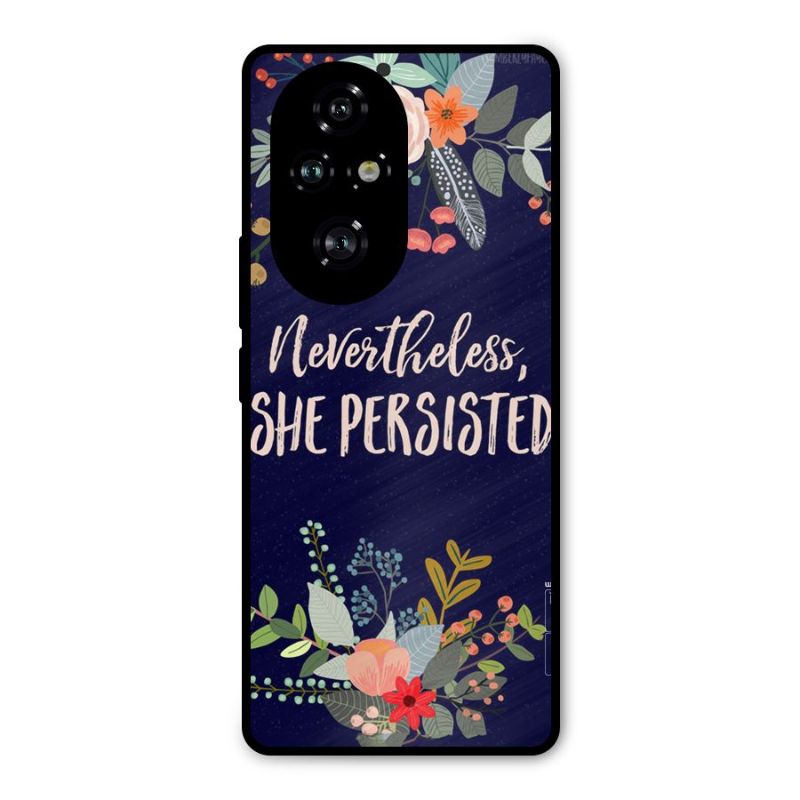 She Persisted Metal Back Case for Honor 200 Pro