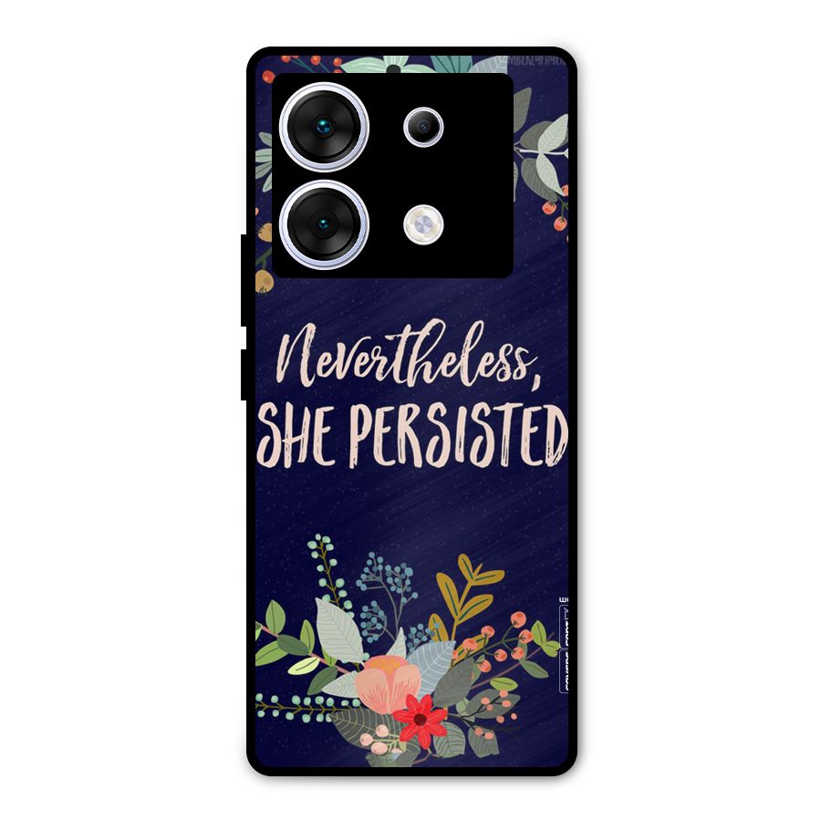 She Persisted Metal Back Case for Infinix Zero 30 5G