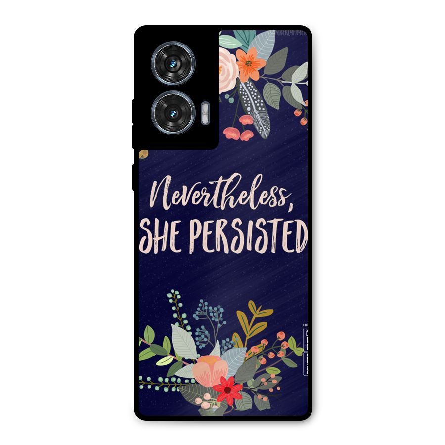 She Persisted Metal Back Case for Motorola Edge 50 Fusion