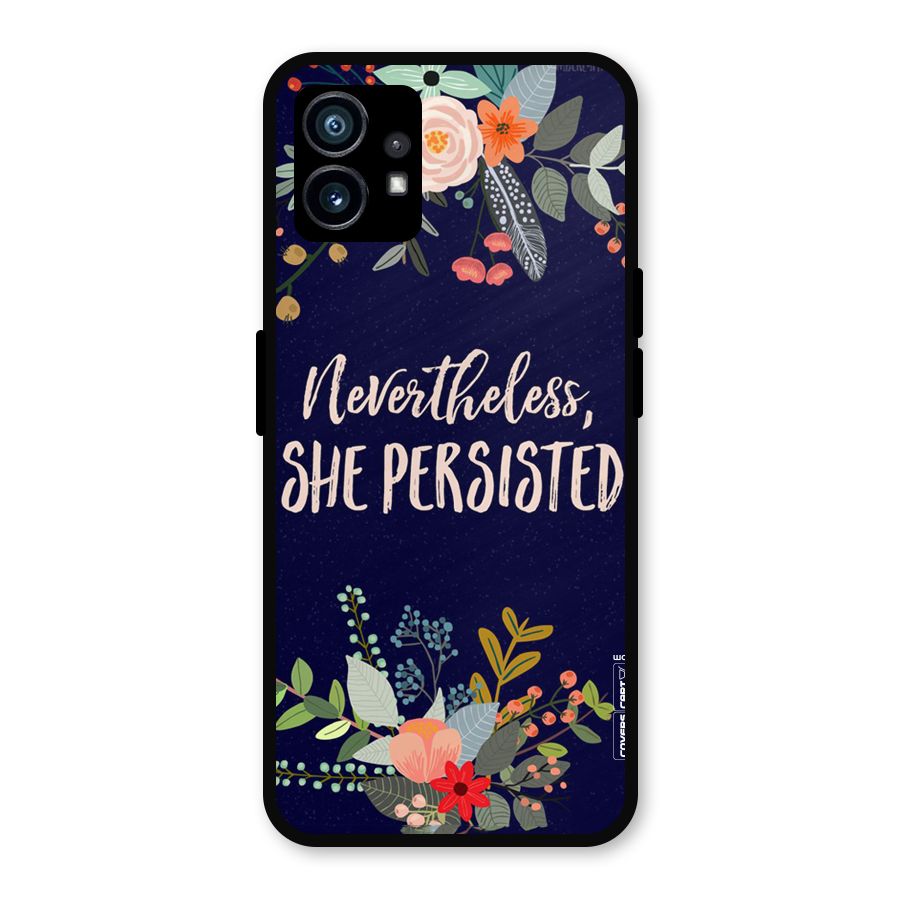 She Persisted Metal Back Case for Nothing Phone 1