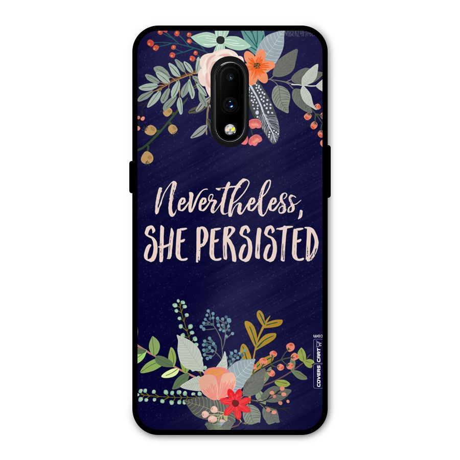 She Persisted Metal Back Case for OnePlus 7