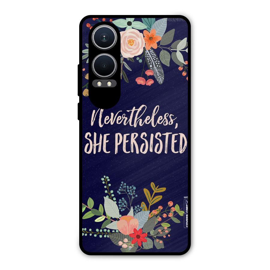 She Persisted Metal Back Case for OnePlus Nord CE4 Lite
