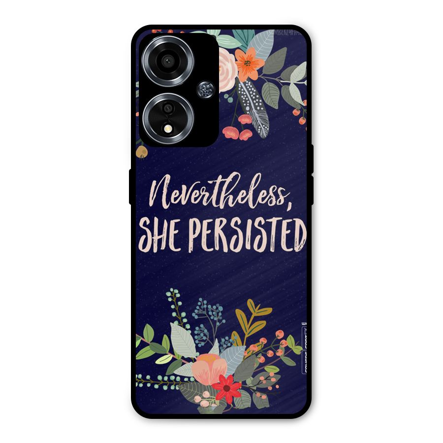She Persisted Metal Back Case for Oppo A59