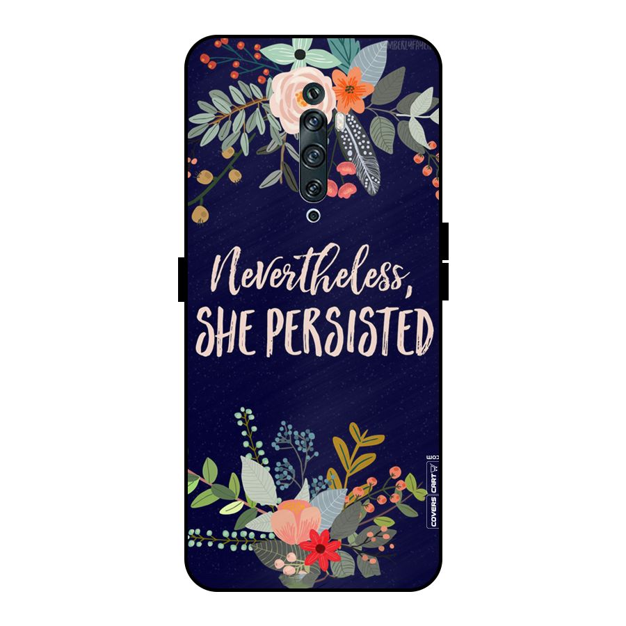 She Persisted Metal Back Case for Oppo Reno2 F
