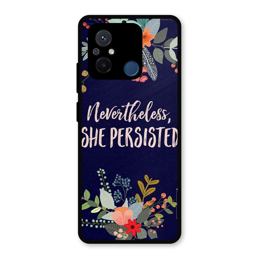 She Persisted Metal Back Case for Poco C55