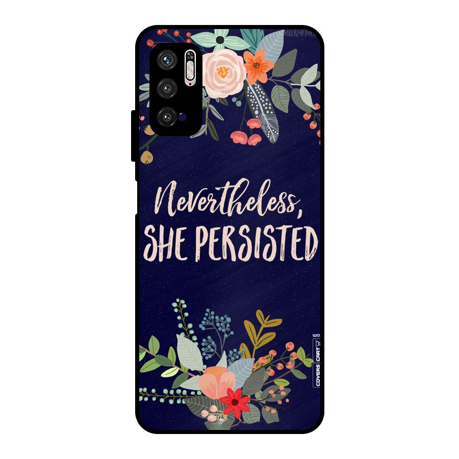 She Persisted Metal Back Case for Poco M3 Pro 5G