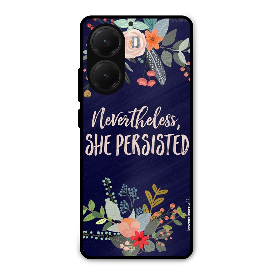 She Persisted Metal Back Case for Poco X7 Pro